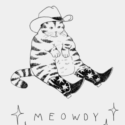 meowdy (black) Thumbnail